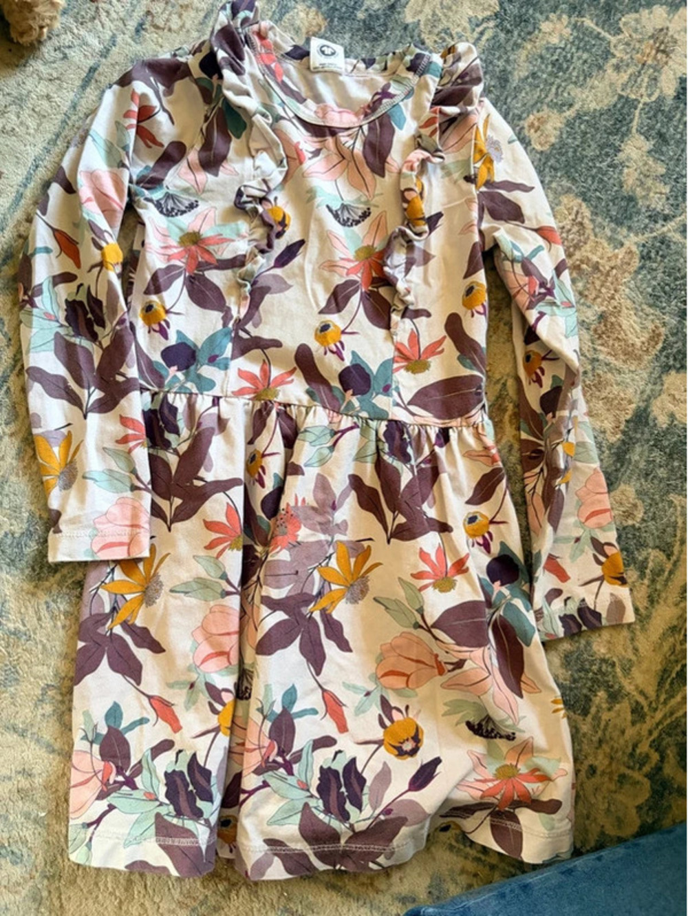 Musli flower Longsleeve dress